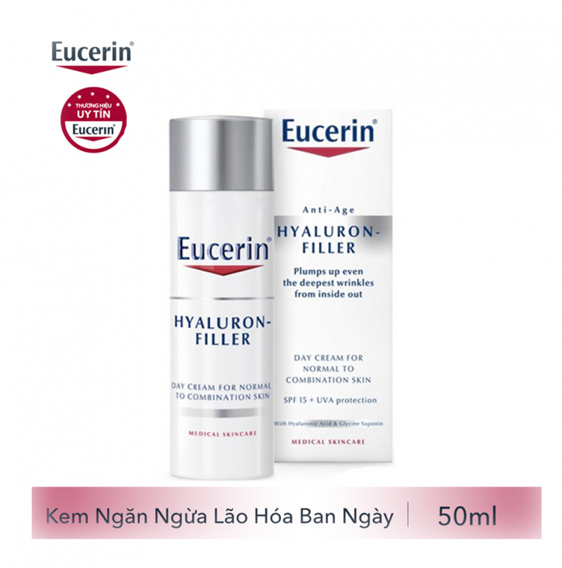 Kem trị nếp nhăn và ngăn ngừa lão hóa ban ngày  Eucerin hyaluron filler day cream 